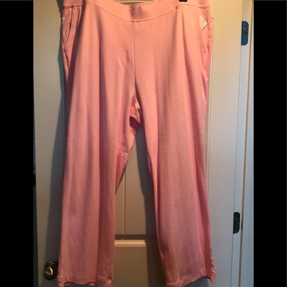 Curvy ladies pink pants
